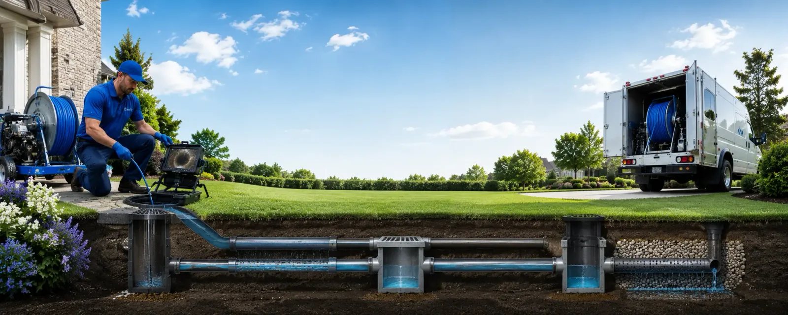 Outdoor drain cleaning information for Malta Bend, MO